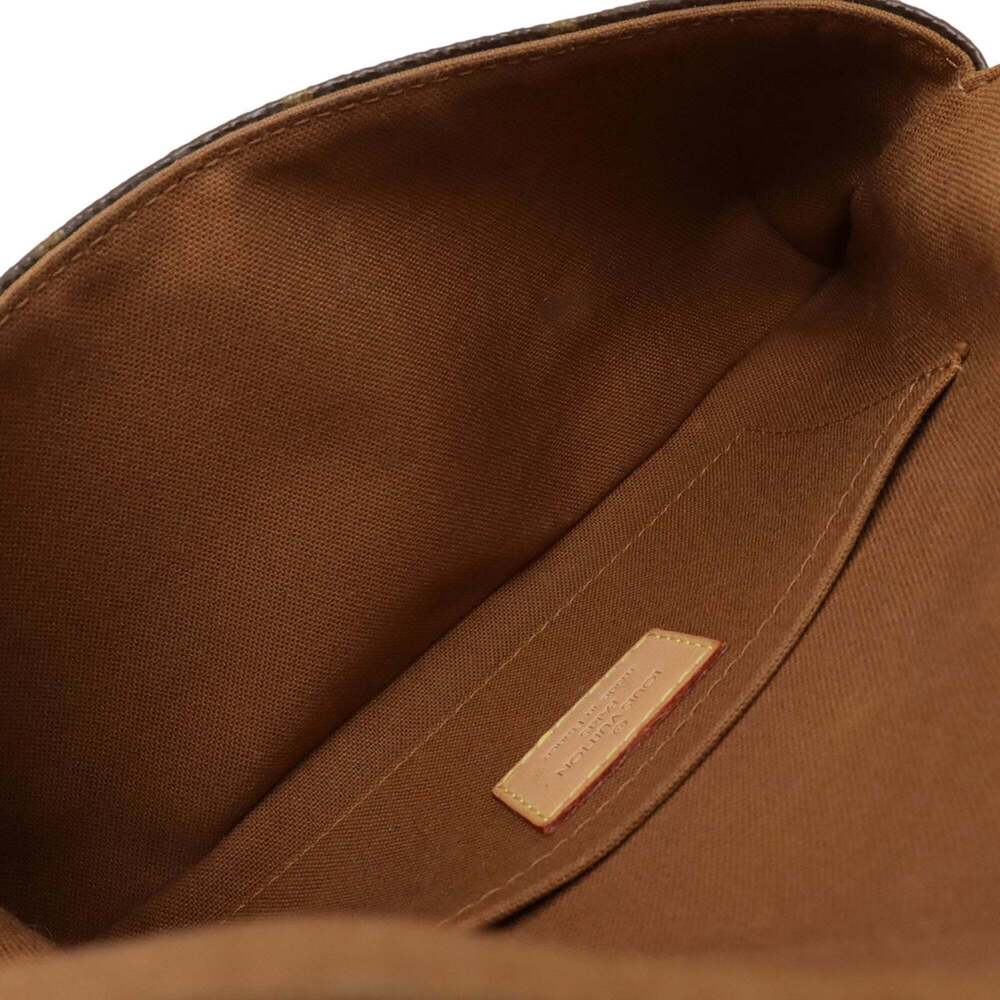 LOUIS VUITTON Authentic Brown Monogram Pochette Clutch Bag - Picture 6 of 6